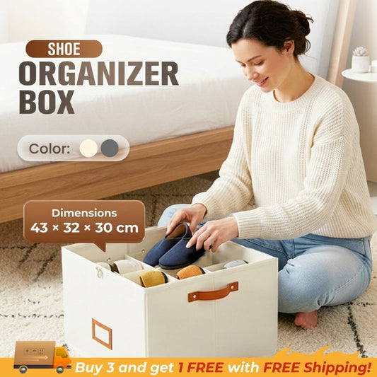 🥇 🔥 50% DE DESCONTO 👟 Organizador de Sapatos – 16 Compartimentos & Económico em Espaço