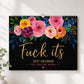 🌸 Calendário de Parede 2027 Divertido – Flores Elegantes + Frases Sarcásticas Engraçadas