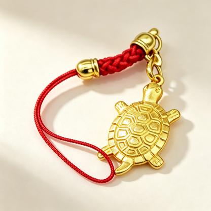 🔥50% OFF ✨ Tartaruga Dourada da Sorte 🐢 Atrai Boas Energias❤️Presente Cheio de Significado
