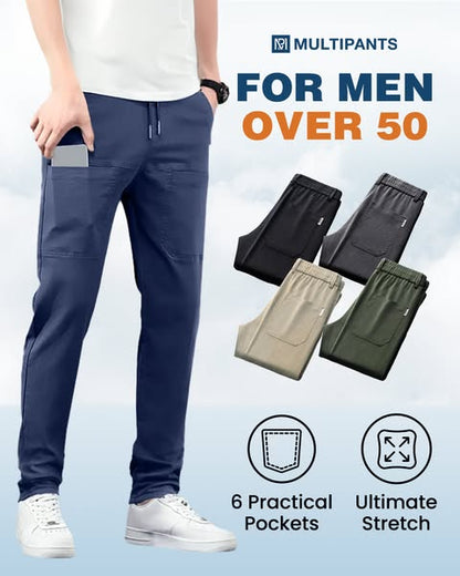 🔥 ÚLTIMO DIA DE LIQUIDAÇÃO – 70% DE DESCONTO 🏆 Calça Cargo Multi Bolsos – Alta Elasticidade e Resistente ✨