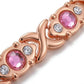 🔥 COMPRE 1 LEVE 1 GRÁTIS  💎 Pulseira Feminina Magnética – Elegante com Cristais Brilhantes✨