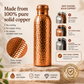 🔥 50% OFF 💧 Copo de Cobre Puro Martelado ✨ Sem Plástico e Inspirado na Ayurveda 🌿