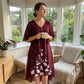 ✨ Nova Coleção 👗 Vestido de Chiffon com Efeito 2 em 1 – Design em camadas, corte elegante & estilo feminino 🌸