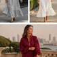 🍂 50% DESCONTO 💃 Vestido Feminino com Meio Zíper – Design Elegante em Linha A & Confortável ✨