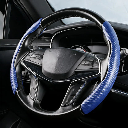 ✨ OFERTA LIMITADA 🚘 Capa de Volante em Carbono – Pegada Premium & Proteção
