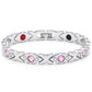 🔥 COMPRE 1 LEVE 1 GRÁTIS  💎 Pulseira Feminina Magnética – Elegante com Cristais Brilhantes✨