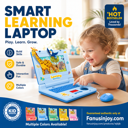 🔥50% DESCONTO | 60K+ VENDIDO💻 Computador brinquedo educativo ✨ Desenvolve motricidade infantil