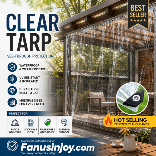 ⏰ Oferta Limitada 🌧️ Lona Reforçada Exterior 🏡 Proteção