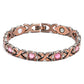 🔥 COMPRE 1 LEVE 1 GRÁTIS  💎 Pulseira Feminina Magnética – Elegante com Cristais Brilhantes✨