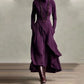 🎅🏻🎉Women's Elegant High-Neck Asymmetrical Draped Maxi Dress