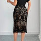 Vestido casual feminino com decote em V