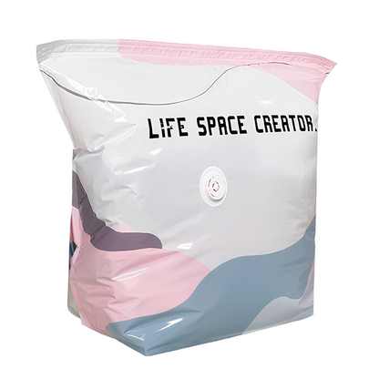 🔥 50% OFF 🎁 Leve 3 Pague 2! 🏆 Sacos Vácuo Sem Bomba 📦 Poupe até 80% de espaço! Protege contra pó e humidade, ideal para roupas, edredões e peças sazonais. 🛏️✨