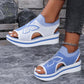 🔥 OFERTA DE VERÃO ☀️ Sandálias Plataforma de Dedo Aberto 💃 Conforto e Estilo