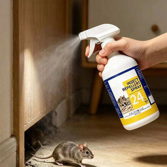 🐀50% DE DESCONTO AGORA! ✨Spray repelente multifuncional para roedores – Repelente seguro e não tóxico para ratos em ambientes interiores