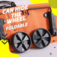 🔥 OFERTA ESPECIAL 🛒 Carrinho de Compras Dobrável 2 em 1 ✨ Carrinho de Supermercado Portátil e Leve