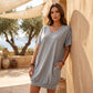 🔥 TOP DEAL | Dames Jurk met Zakken ✨ Losse Elegante Pasvorm