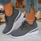 🔥🔥Dernier jour de promotion, profitez de 49 % de réduction🔥 Chaussures de sport orthopédiques respirantes pour femmes, style décontracté et tendance, ornées de strass incrustés.