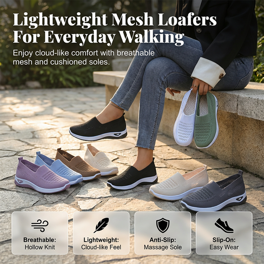 👟Chinelos de malha respirável para senhora