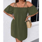 🔥50% DESCONTO ✨ Vestido Mini Ombros à Mostra | Solto & Elegante