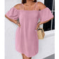 🔥50% DESCONTO ✨ Vestido Mini Ombros à Mostra | Solto & Elegante