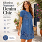 🔥 50% DE DESCONTO | Vestido com Estampa de Gang jeans 👗 Suave e Confortável