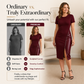 🔥50% DESCONTO | Vestido Bodycon Elegante ✨ Slim & Elegante ❤️ Corte Adaptado às Curvas