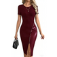 🔥50% DESCONTO | Vestido Bodycon Elegante ✨ Slim & Elegante ❤️ Corte Adaptado às Curvas