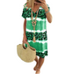 🔥 50% OFF 💃 Vestido Tie-Dye Onça Elegante | Conforto Total