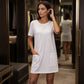 ✨ Tendência Top 💕 Vestido T-shirt Casual com Bolsos