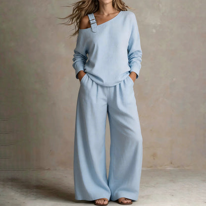 🌿 Oferta por Tempo Limitado 👗 Conjunto Ombro a Descoberto – Elegante & Favorece a Silhueta ✨
