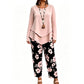 🔥 50% OFF HOJE 💕 Conjunto Feminino 2 Peças Floral – Elegante e Confortável ✨