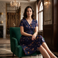 🔥 50% DESCONTO ✨ Vestido de Flores com Decote em V 👗 Corte que Emagrece e Bolsos Ocultos para Conforto Diário