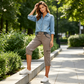 ✨ Nova Tendência 🔥 Calça Capri Cargo – Visual Moderno com Máximo Conforto
