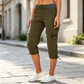 ✨ Nova Tendência 🔥 Calça Capri Cargo – Visual Moderno com Máximo Conforto