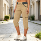 ✨ Nova Tendência 🔥 Calça Capri Cargo – Visual Moderno com Máximo Conforto