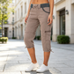 ✨ Nova Tendência 🔥 Calça Capri Cargo – Visual Moderno com Máximo Conforto