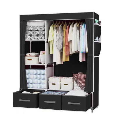 🔥 50% OFF HOJE! 🏠 Guarda-Roupa Portátil com Grande Espaço de Arrumação ✨