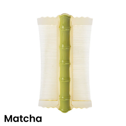 💥2+3 GRÁTIS🎁🎋 Pente de Piolhos Bambu – Limpeza Suave e Prática
