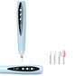 🔥NOVO ARTIGO MAIS VENDIDO❤️‍🔥 Aparelho Elétrico para Unhas 2-em-1 com Luz UV Portátil Kit Manicure e Pedicure
