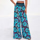 🔥 50% DESCONTO 🌸 Calça Boho Feminina – Cintura Alta e Pernas Largas para Máximo Conforto ✨