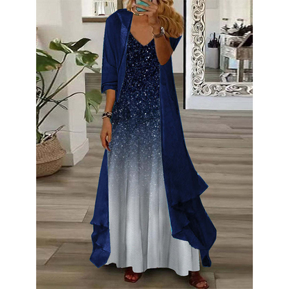 🌸 Tendência do Momento ⭐ Conjunto Maxi 2 Peças – Elegante, Leve e Super Confortável 👗
