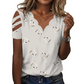 🔥 50% DESCONTO ❤️ T-shirt com Corações – Look Elegante & Confortável