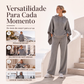 ✨ Bestseller 👗 Conjunto Feminino com Capa – Caimento Solto & Efeito Elegante