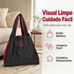 🔥 50% OFF ⏰ Bolsa Dobrável Grande – Leve e Espaçosa