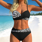 👙 50% DE DESCONTO! 🌺 Biquíni de verão estampado – Sexy, duas peças e versátil – Perfeito para a praia, piscina ou banhos de sol – leve, confortável e de secagem rápida ☀️