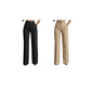 Dames hoge taille gestreepte wijde pijpen broek