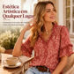 Blusa feminina vintage com estampa floral e decote V com babados