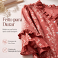 Blusa feminina vintage com estampa floral e decote V com babados