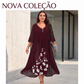 ✨ Nova Coleção 👗 Vestido de Chiffon com Efeito 2 em 1 – Design em camadas, corte elegante & estilo feminino 🌸
