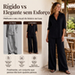 🌸 Nova Coleção 👚 Conjunto Feminino de Camisa e Calças de Perna Larga – Estilo elegante, corte fluido & conforto diário ✨